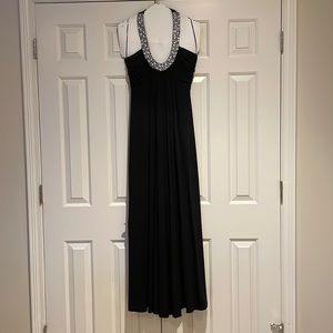 JS Boutique Black Floor Length Dress